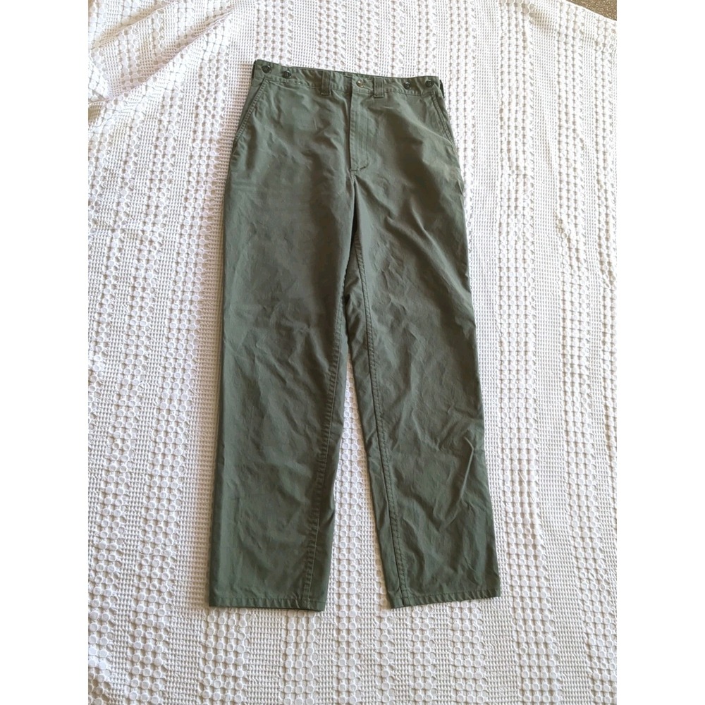 Vtg Filson Hunting Pants USA Made Size 32 Green 31X31 Straight Leg